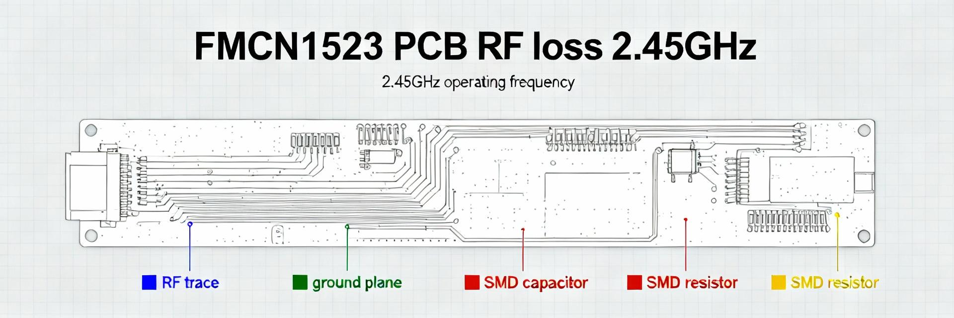 FMCN1523 RF Performance Report: PCB Metrics & Losses