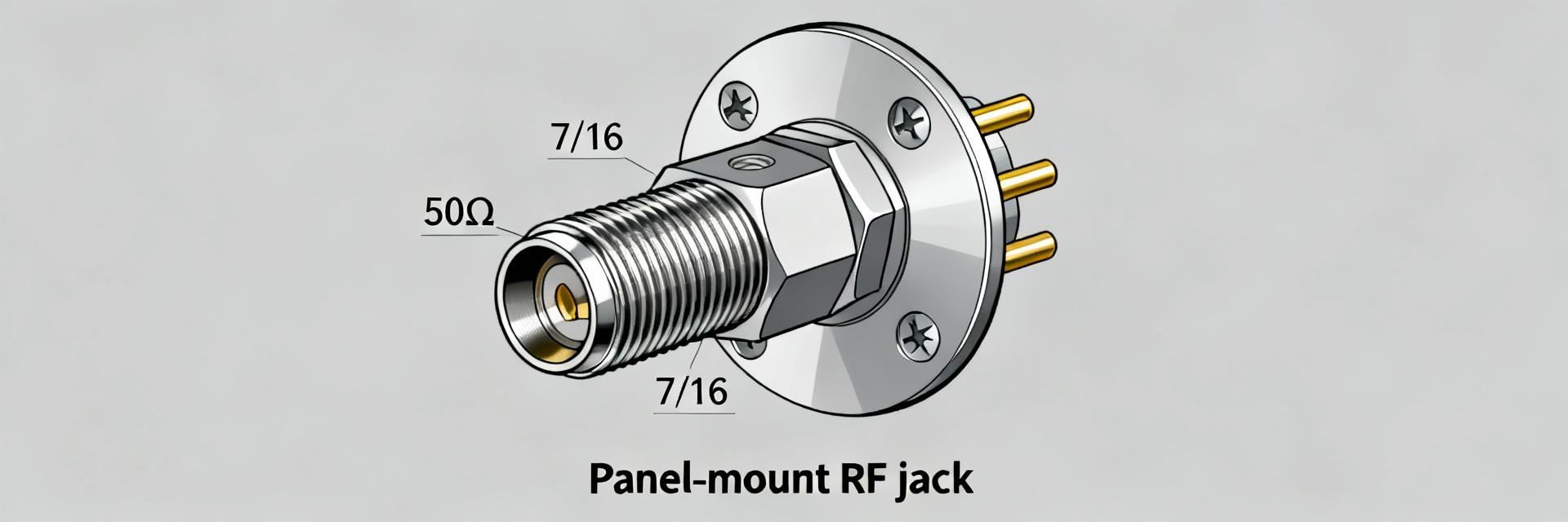 60K131-815N1 Rosenberger Datasheet: 50 Ohm 7/16 Jack